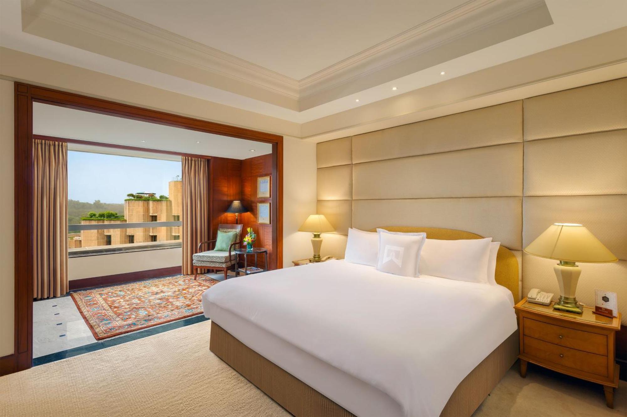 Itc Maurya, A Luxury Collection Hotel, Nueva Delhi Exterior foto A bedroom at the Taj Mahal Palace